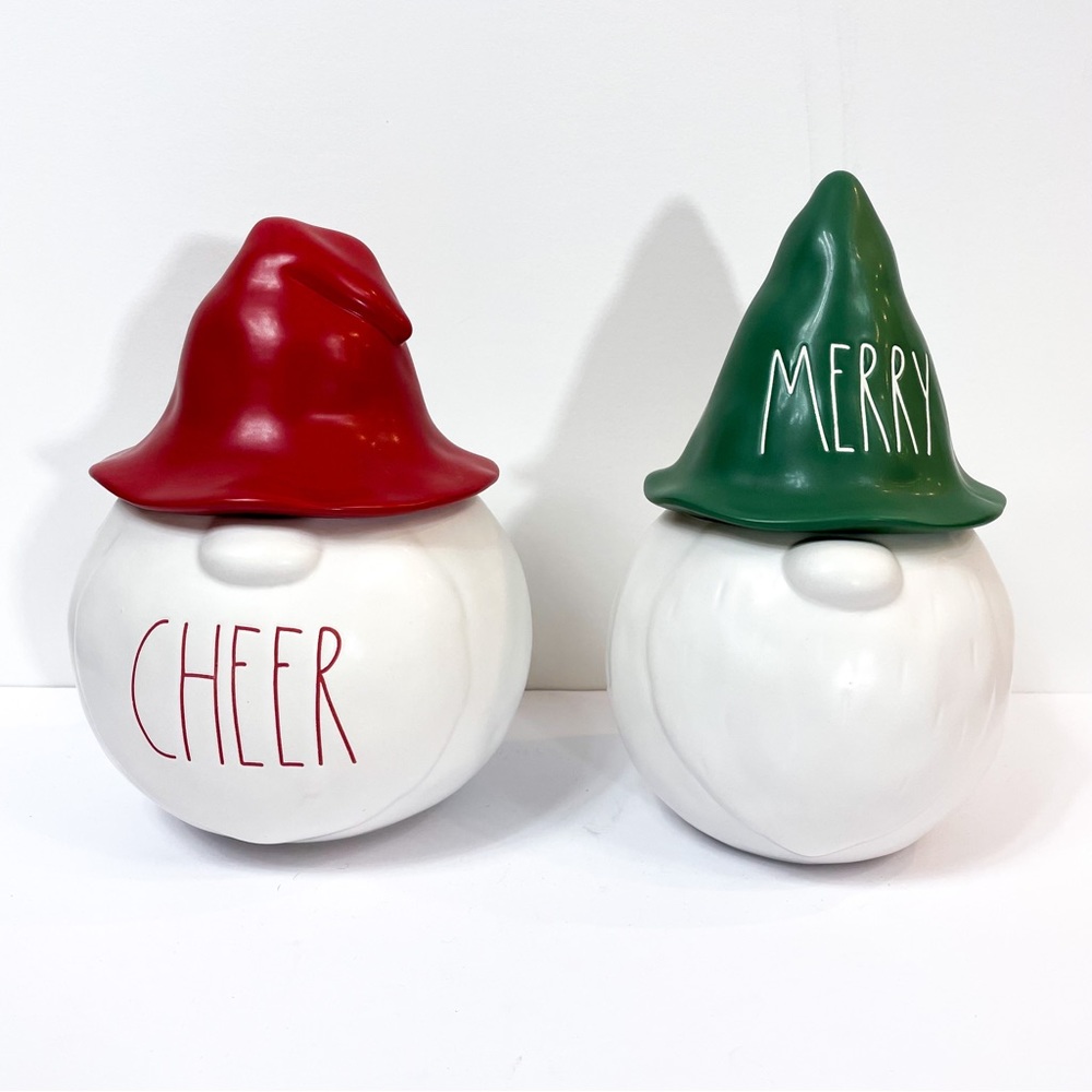 Rae Dunn CHEER and MERRY Gnomes